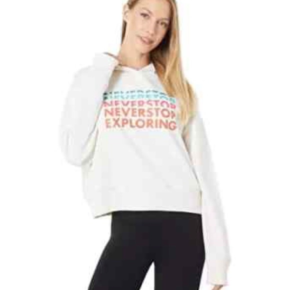 The North Face Women's Logo Play Hoodie, White, XL